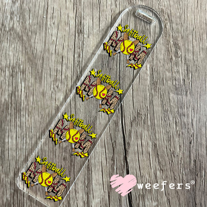 UV DTF Decal - Softball Mom Bookmark Weefers