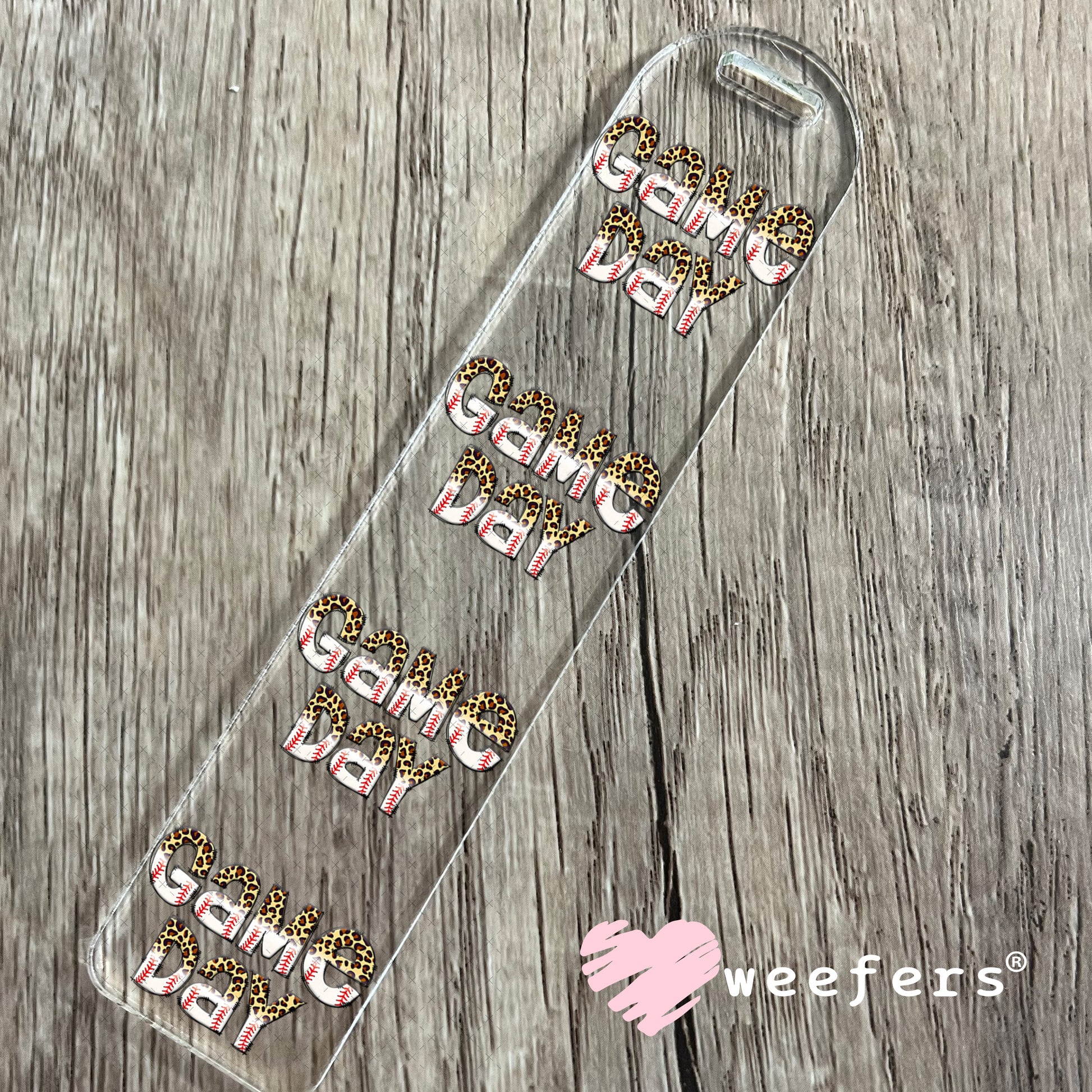 UV DTF Decal - Game Day Baseball Bookmark Weefers