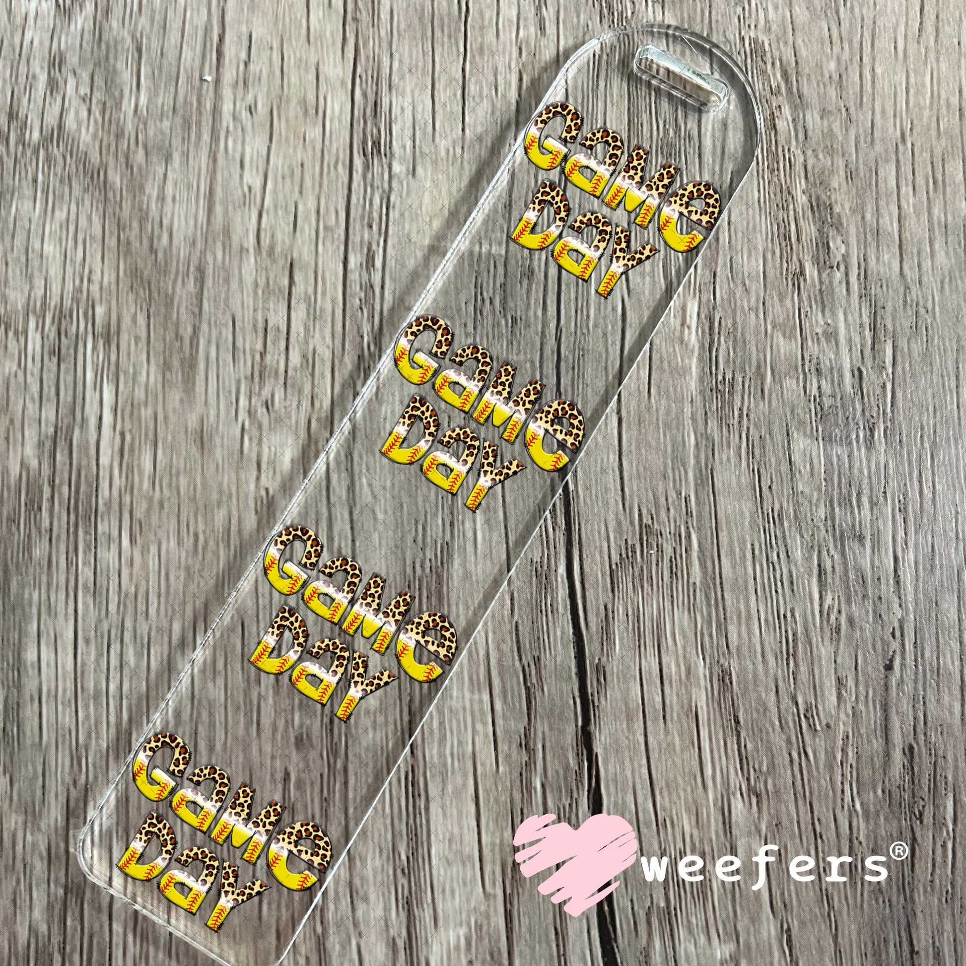 UV DTF Decal - Game Day Softball Bookmark Weefers