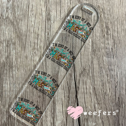 UV DTF Decal - I'm Kind of a Mix of Sweetheart and Smartass Bookmark Weefers