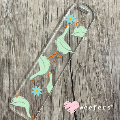 UV DTF Cup Wraps - Geese and Flowers Bookmark Weefers