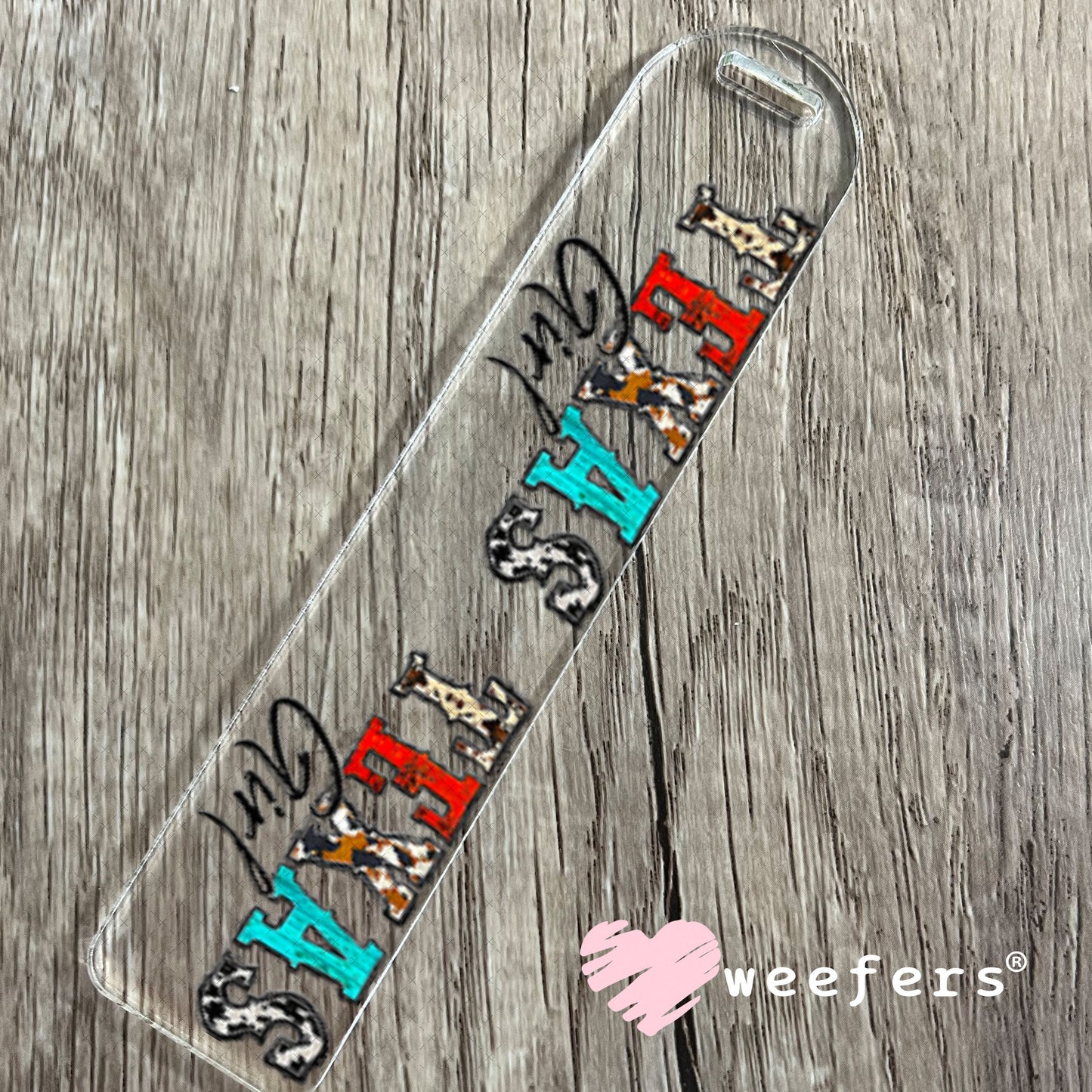 UV DTF Cup Wraps - Texas Girl Western Bookmark Weefers