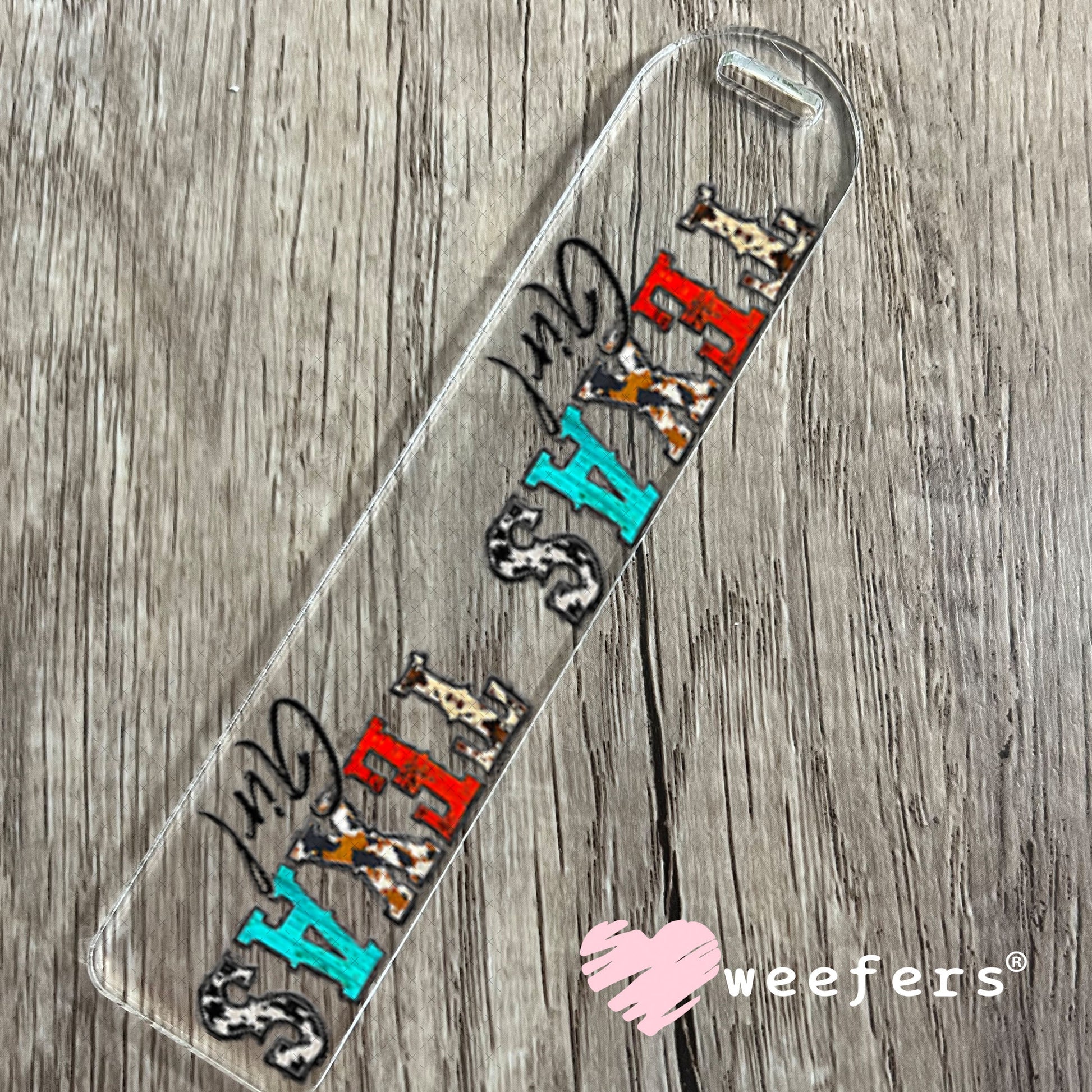 UV DTF Cup Wraps - Texas Girl Western Bookmark Weefers