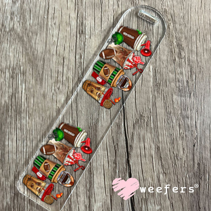 UV DTF Cup Wraps - Football Coffee Bookmark Weefers