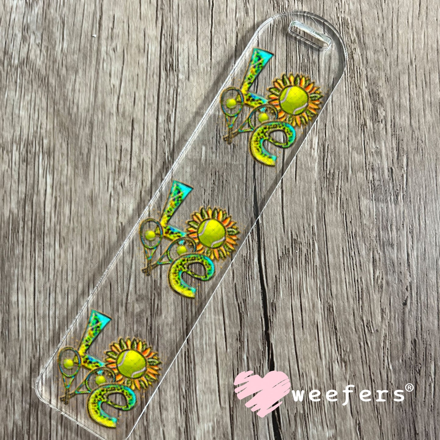 UV DTF Decal - Love Tennis Bookmark Weefers