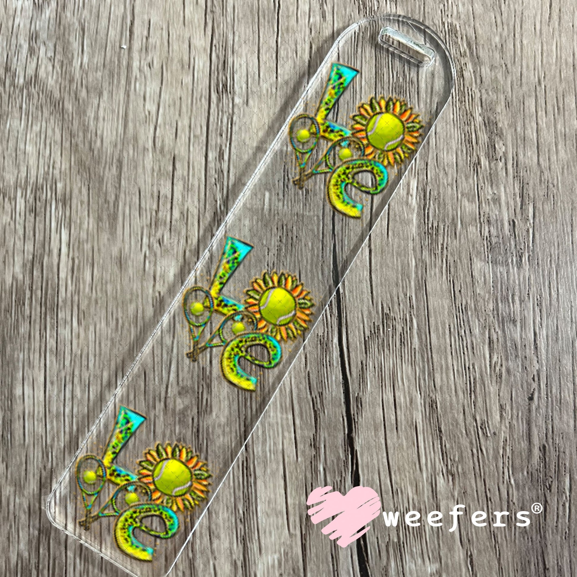 UV DTF Decal - Love Tennis Bookmark Weefers