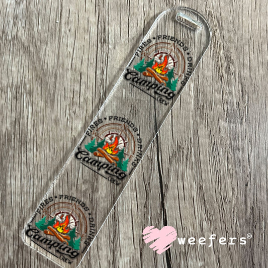UV DTF Decal - Fires Friends Drinks Camping Crew Bookmark Weefers