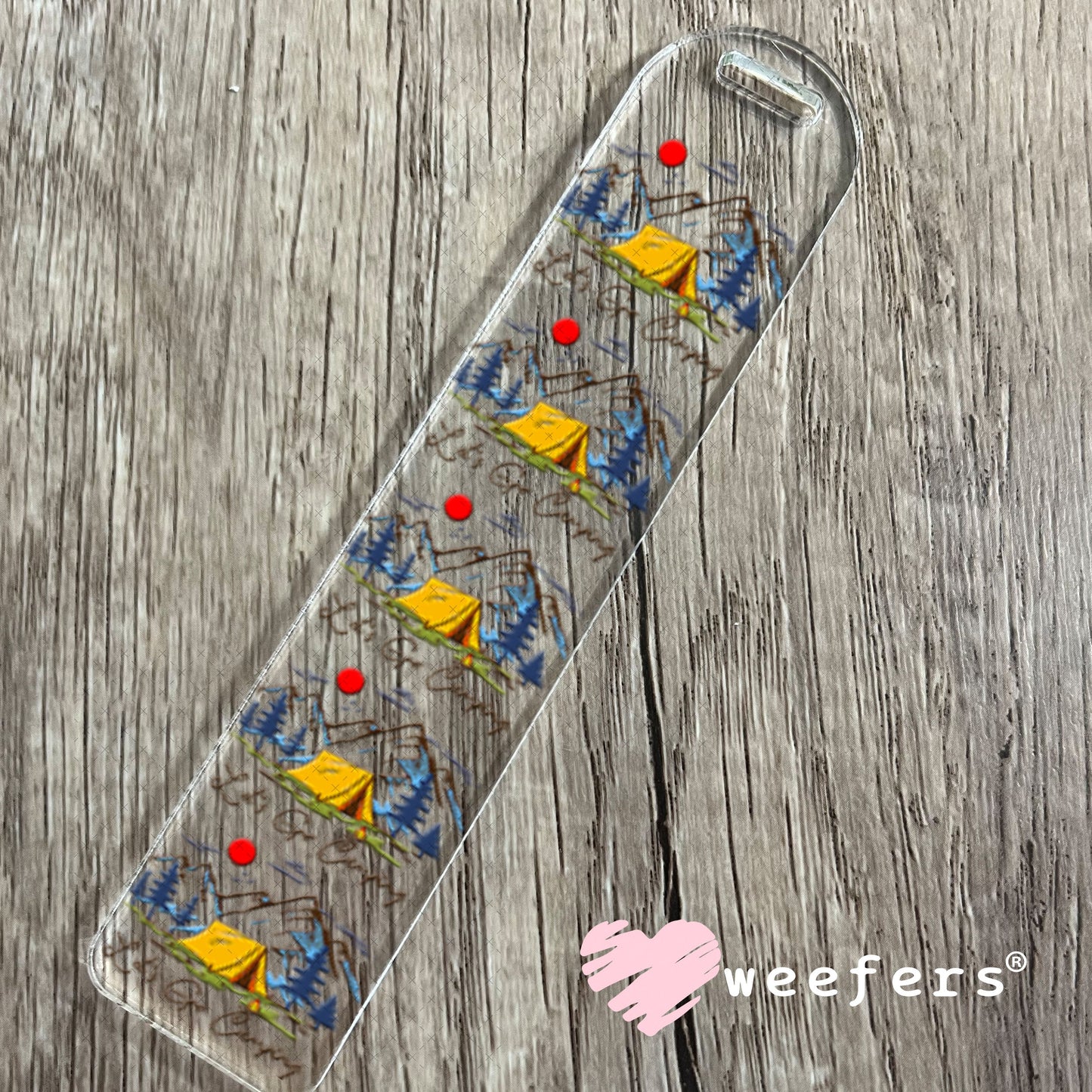 UV DTF Decal - Let's Go Camping Bookmark Weefers