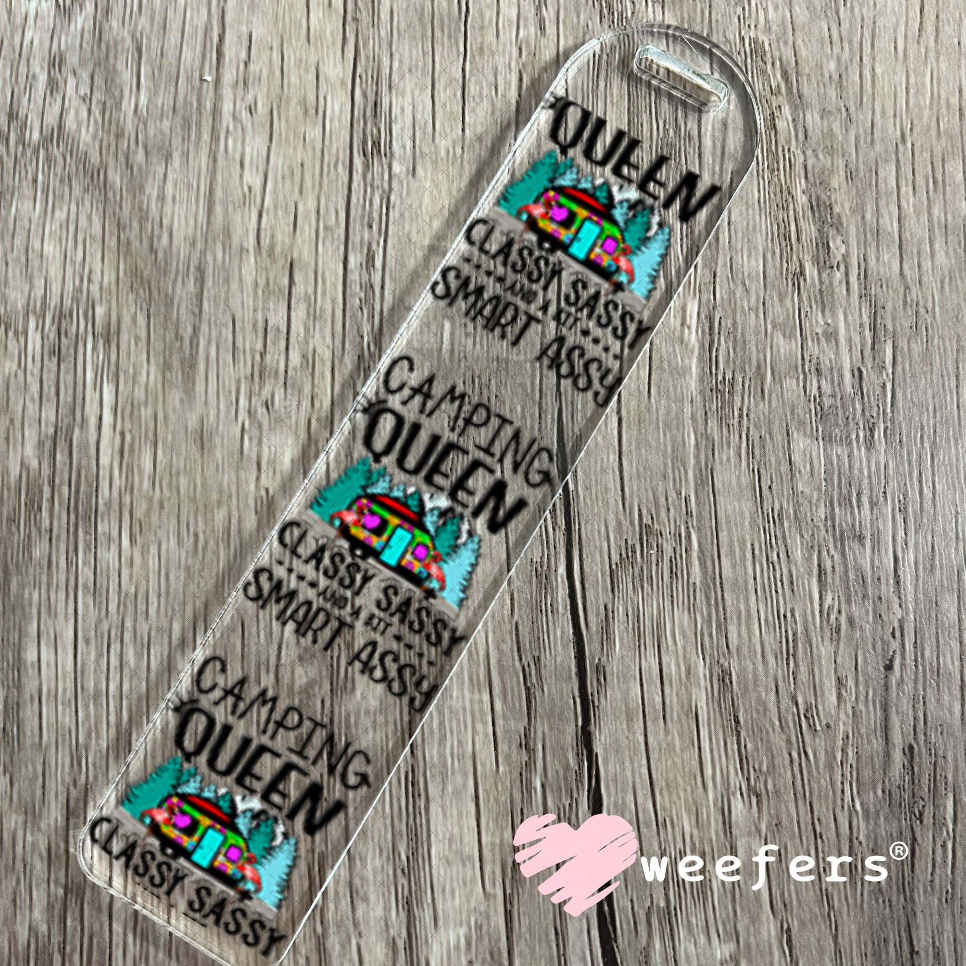 UV DTF Decal - Camping queen Bookmark Weefers