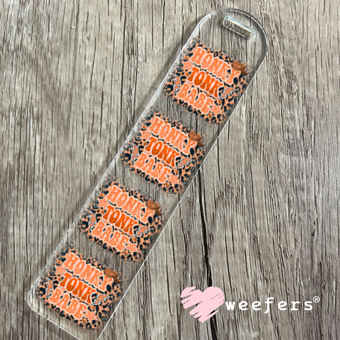 UV DTF Decal - Honky Tonk Babe Bookmark Weefers