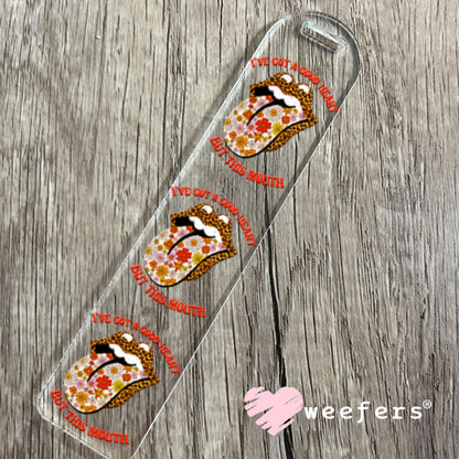 UV DTF Decal - I've Got a Good Heart but this Mouth Bookmark Weefers