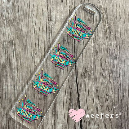 UV DTF Decal - Raised on 80's Rock Music Bookmark Weefers