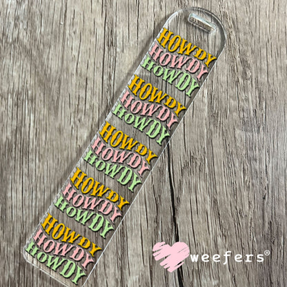 UV DTF Decal - Howdy Howdy Howdy Bookmark Weefers