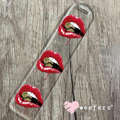 UV DTF Decal - Bite the Bullet Bookmark Weefers