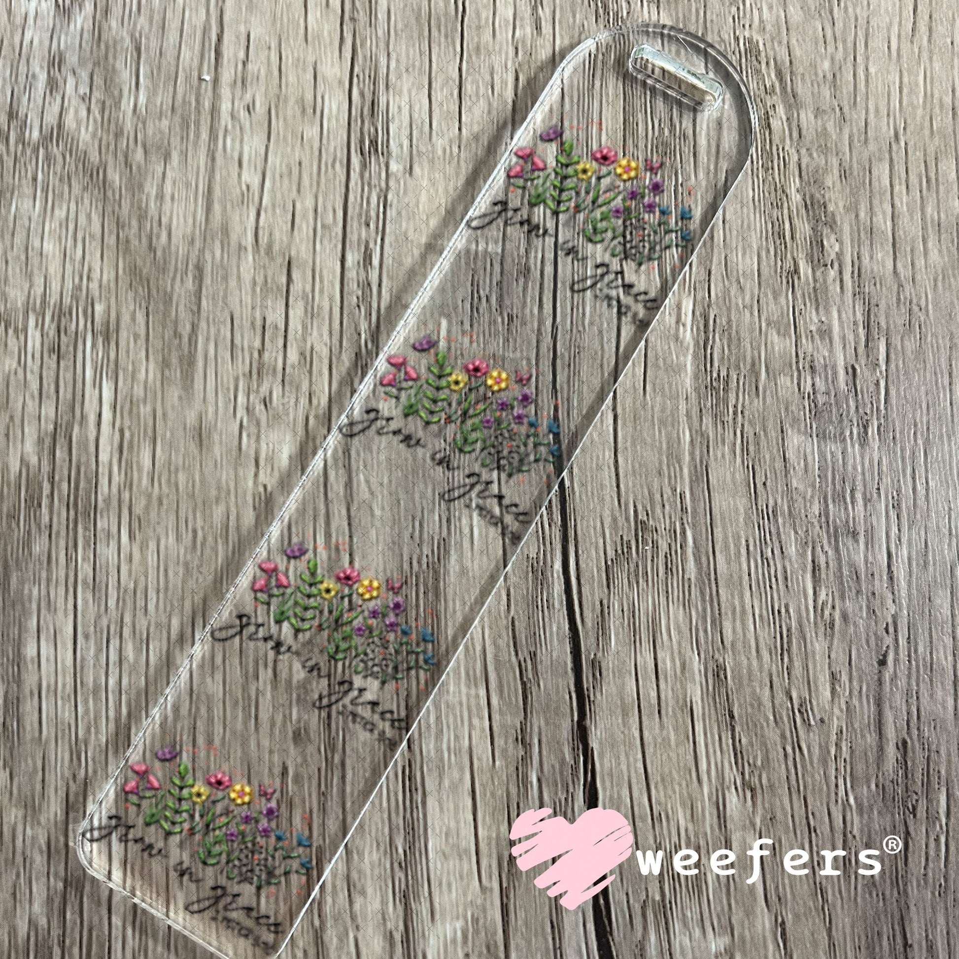 UV DTF Decal - Grow in Grace Bookmark Weefers