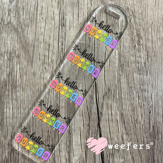 UV DTF Decal - Hello Summer Bookmark Weefers