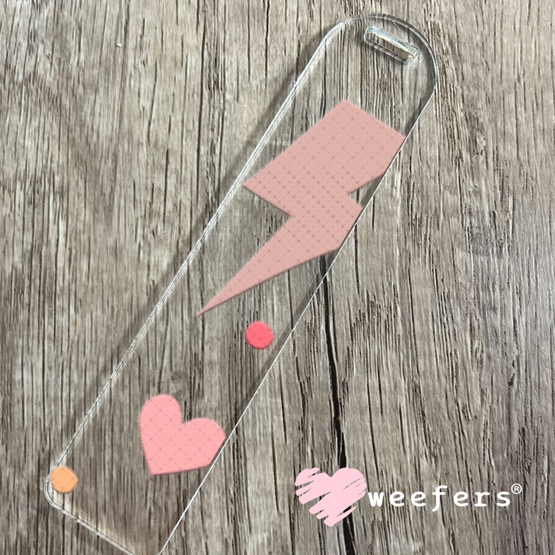 UV DTF Cup Wraps - Lightening Bolts Bookmark Weefers