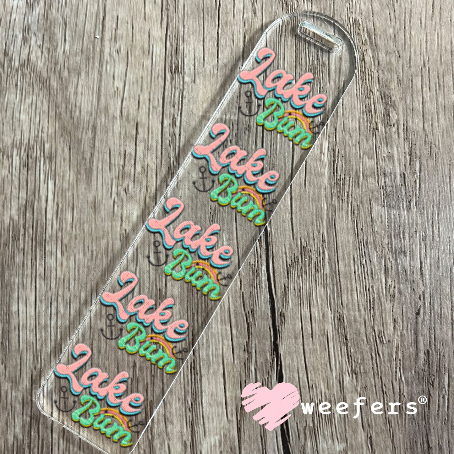 UV DTF Decal - Lake Bum Bookmark Weefers