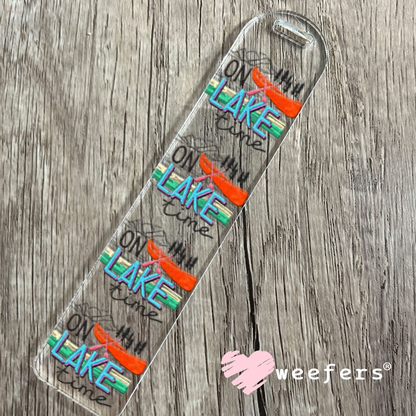 UV DTF Decal - On Lake Time Bookmark Weefers