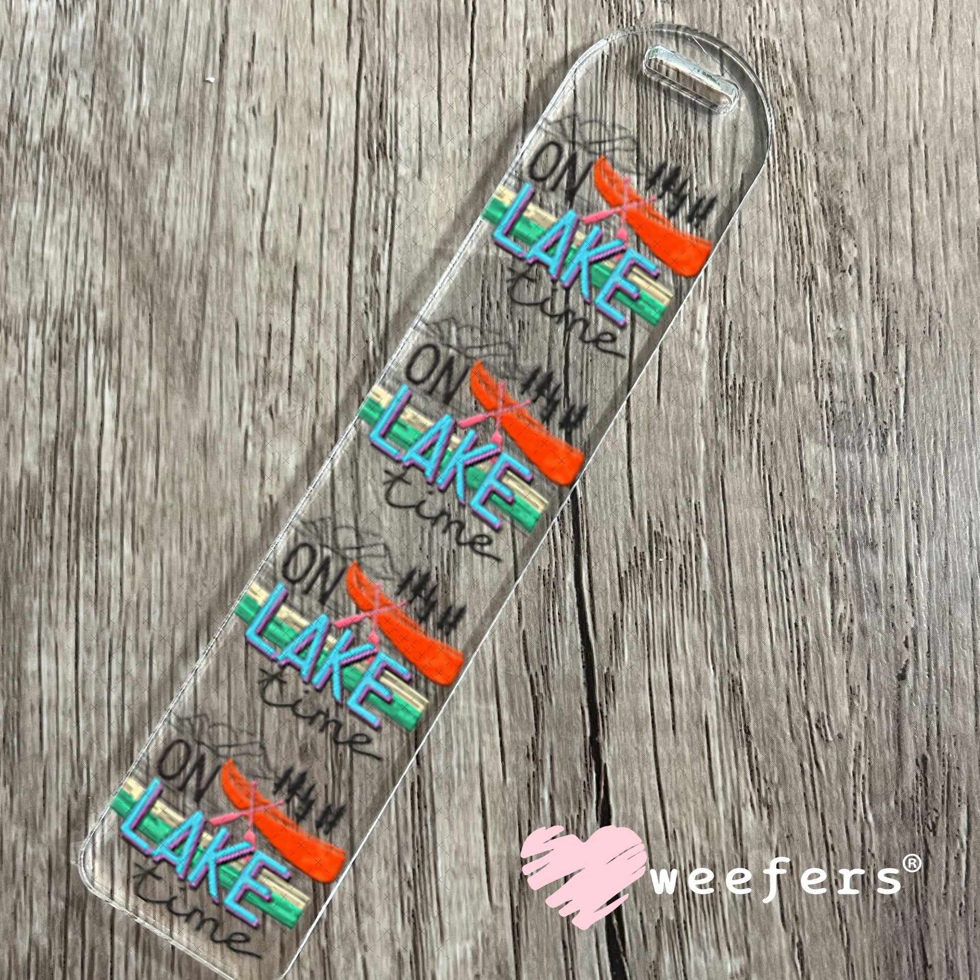 UV DTF Decal - On Lake Time Bookmark Weefers
