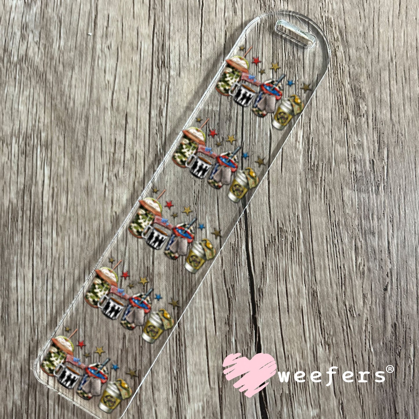 UV DTF Decal - Military Coffee Bookmark Weefers