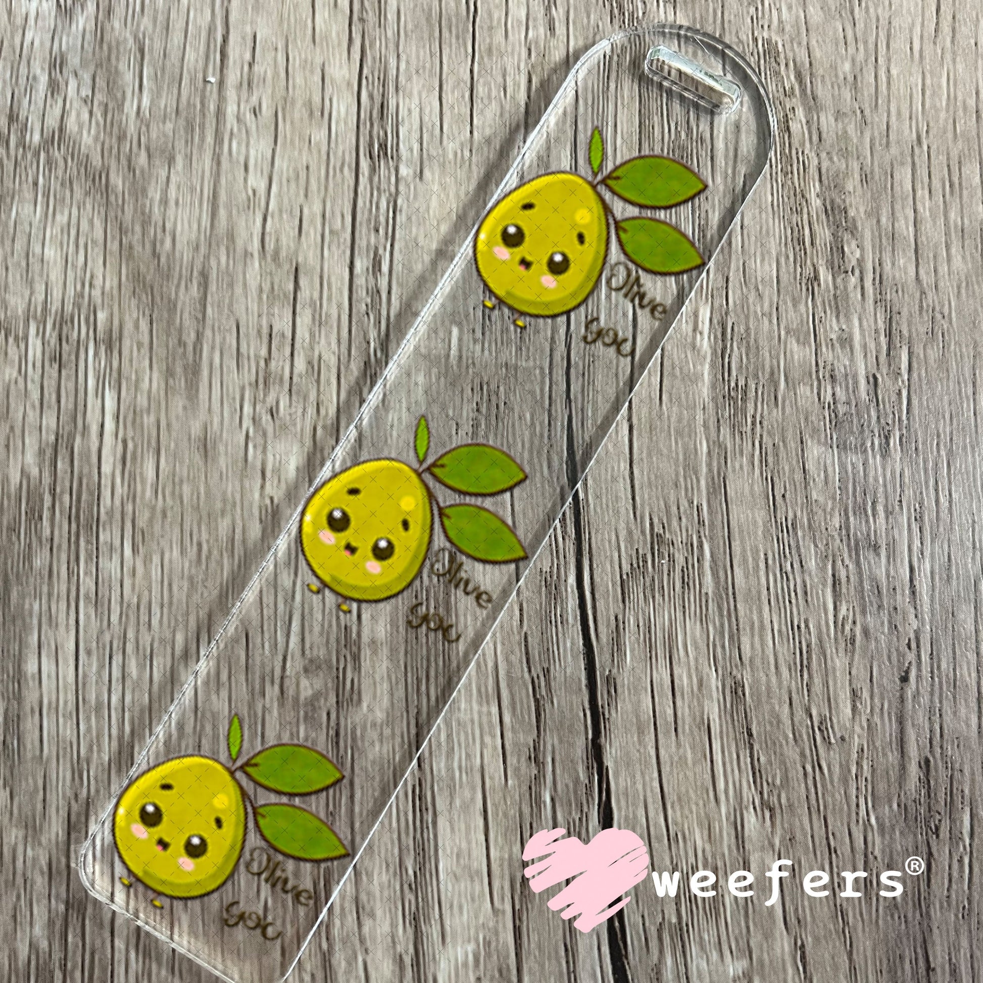 UV DTF Decal - Olive you Bookmark Weefers