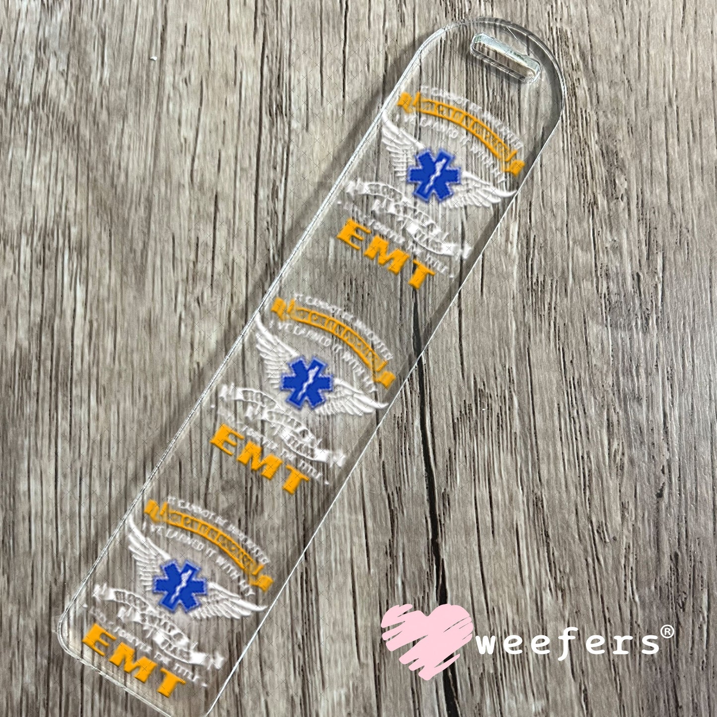UV DTF Decal - EMT Bookmark Weefers