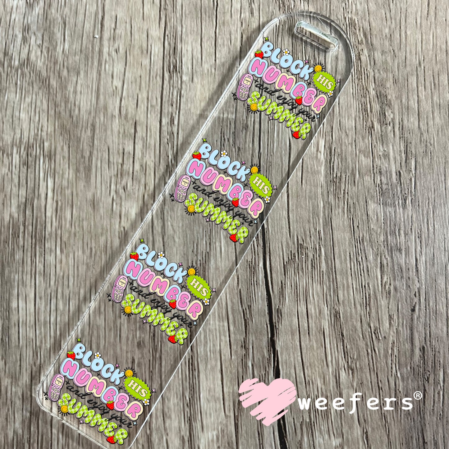 Be Strong In Your Faith UV DTF Bookmark Decal