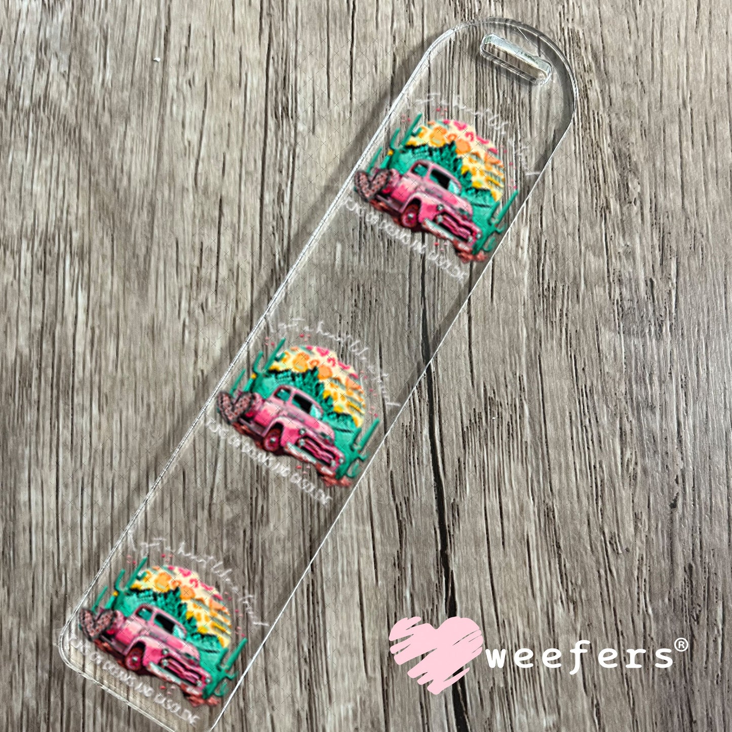 UV DTF Decal - Heart Like a Truck Bookmark Weefers