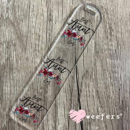 UV DTF Decal - Best Aunt Ever Bookmark Weefers