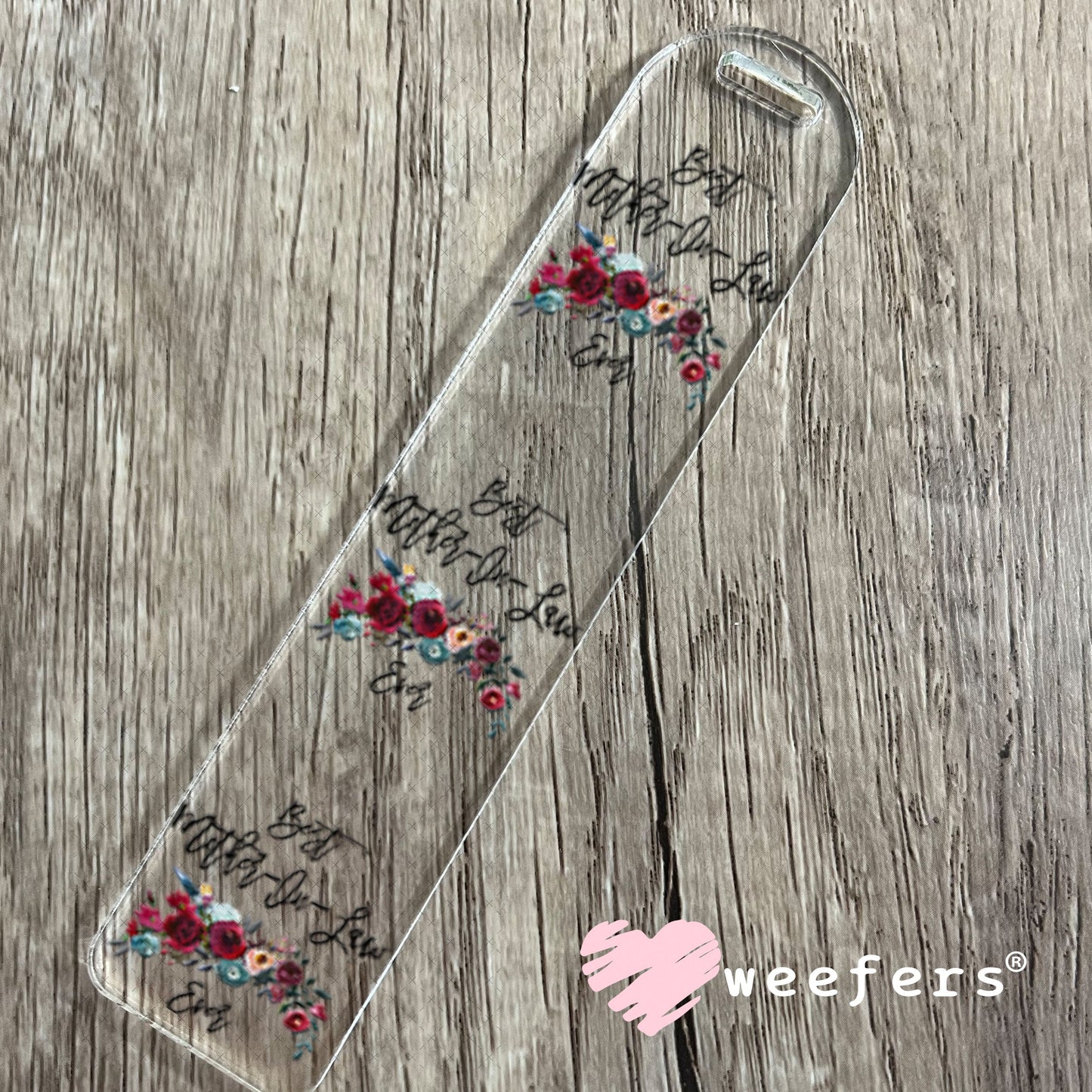 UV DTF Decal - Best Mother In Law Ever Bookmark Weefers