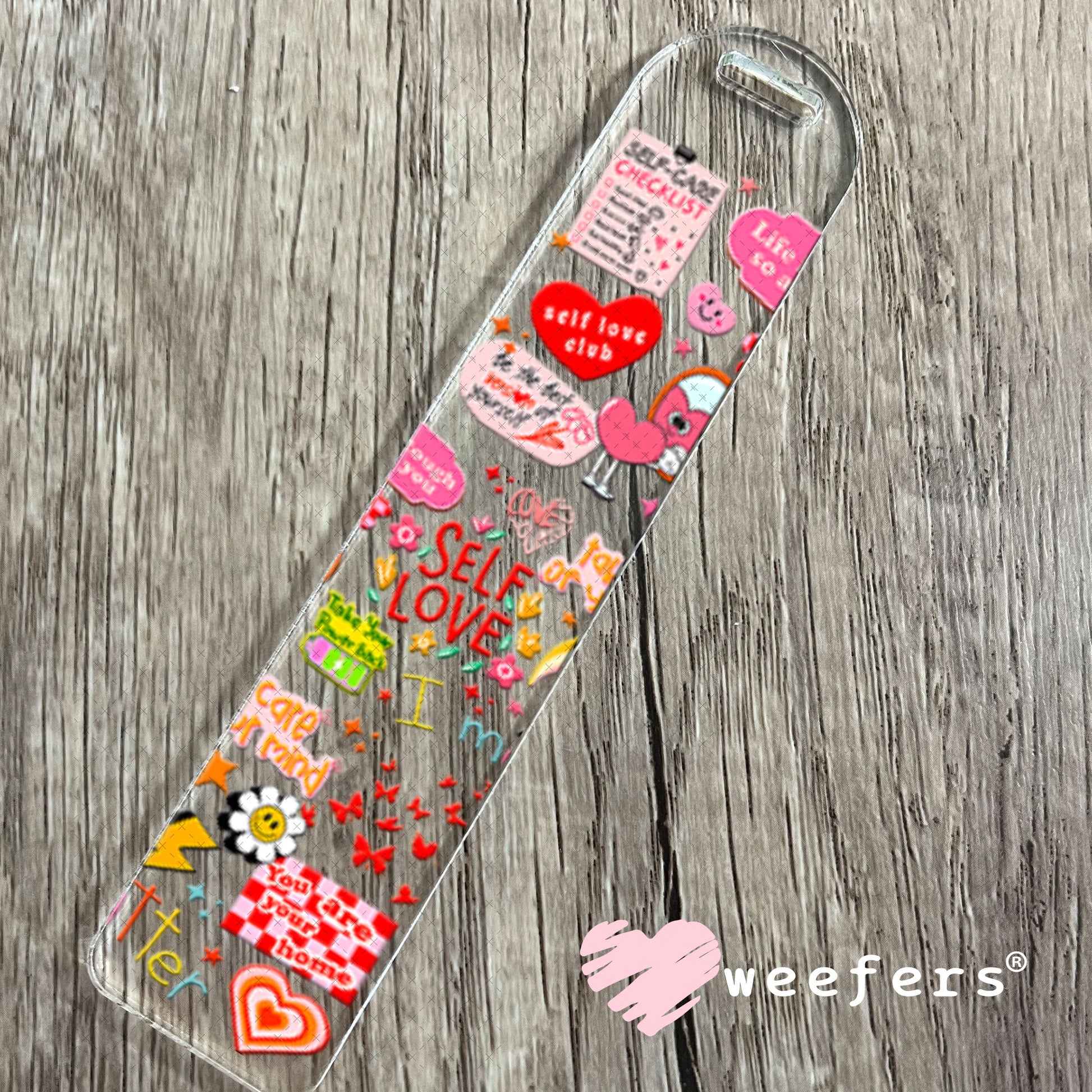 UV DTF Cup Wraps - Self Love Bookmark Weefers