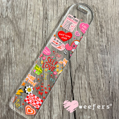 UV DTF Cup Wraps - Self Love Bookmark Weefers