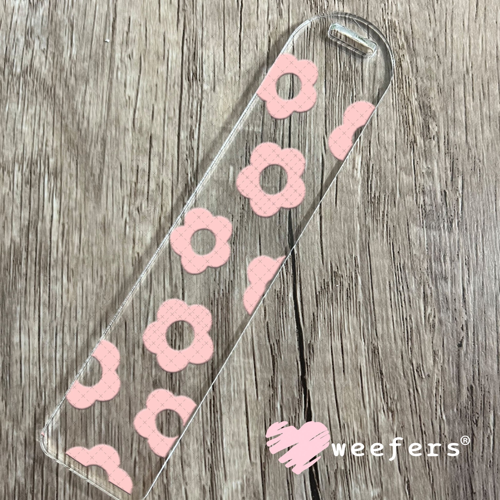 UV DTF Cup Wraps - Blush Daisies Bookmark Weefers