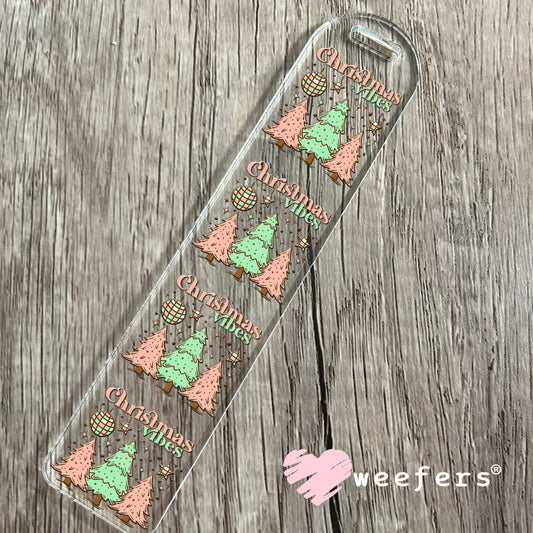 Christmas Vibes UV DTF Bookmark Decal