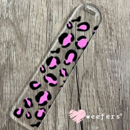 UV DTF Cup Wraps - Pink Cheetah Print Bookmark Weefers