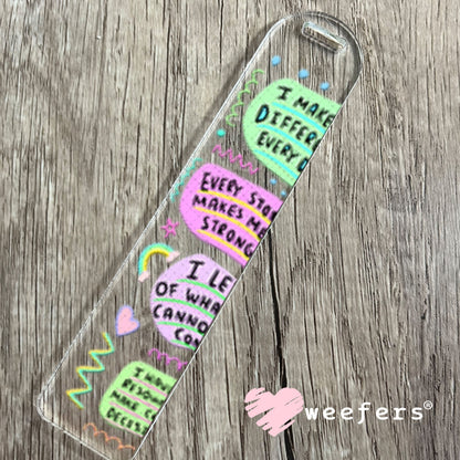 UV DTF Cup Wraps - Nurse Daily Affirmations Bookmark Weefers