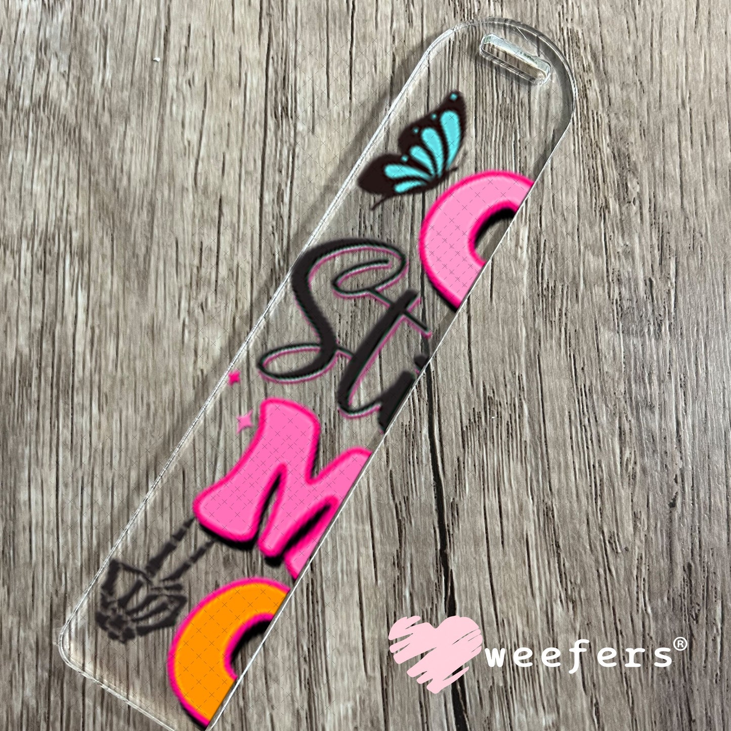 UV DTF Decal - Overstimulated Moms Club Bookmark Weefers