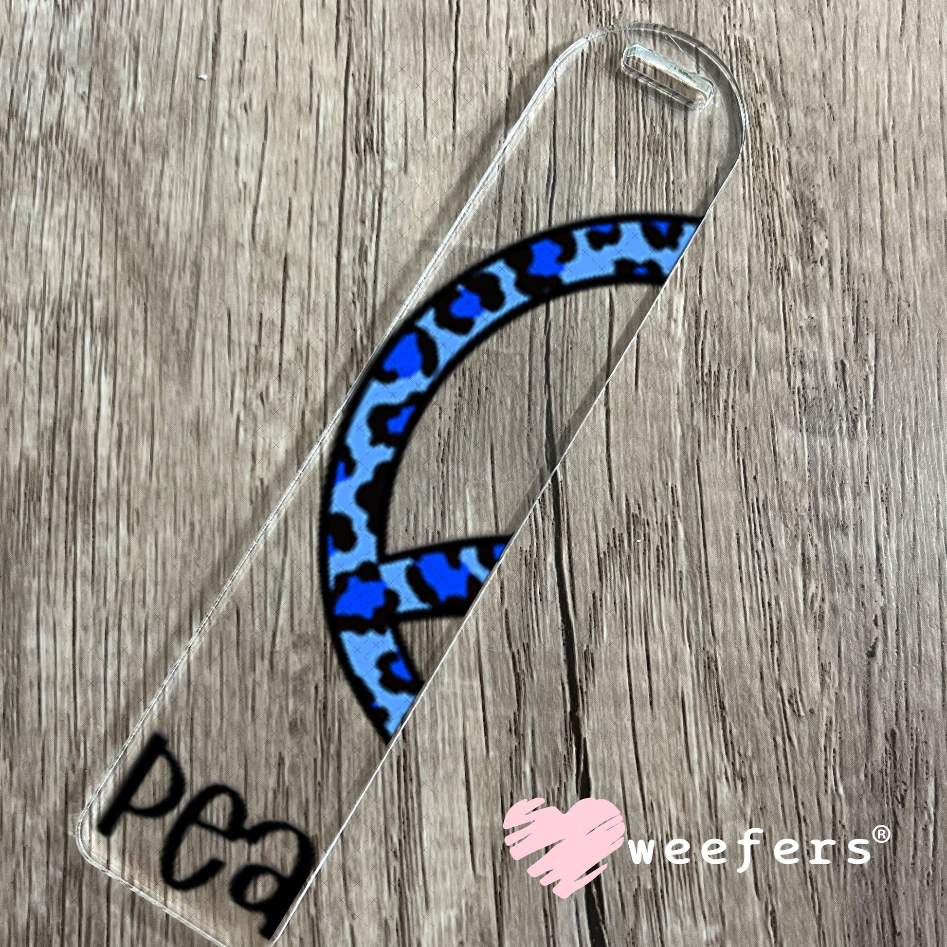 UV DTF Decal - Peace Love Back the Blue Bookmark Weefers