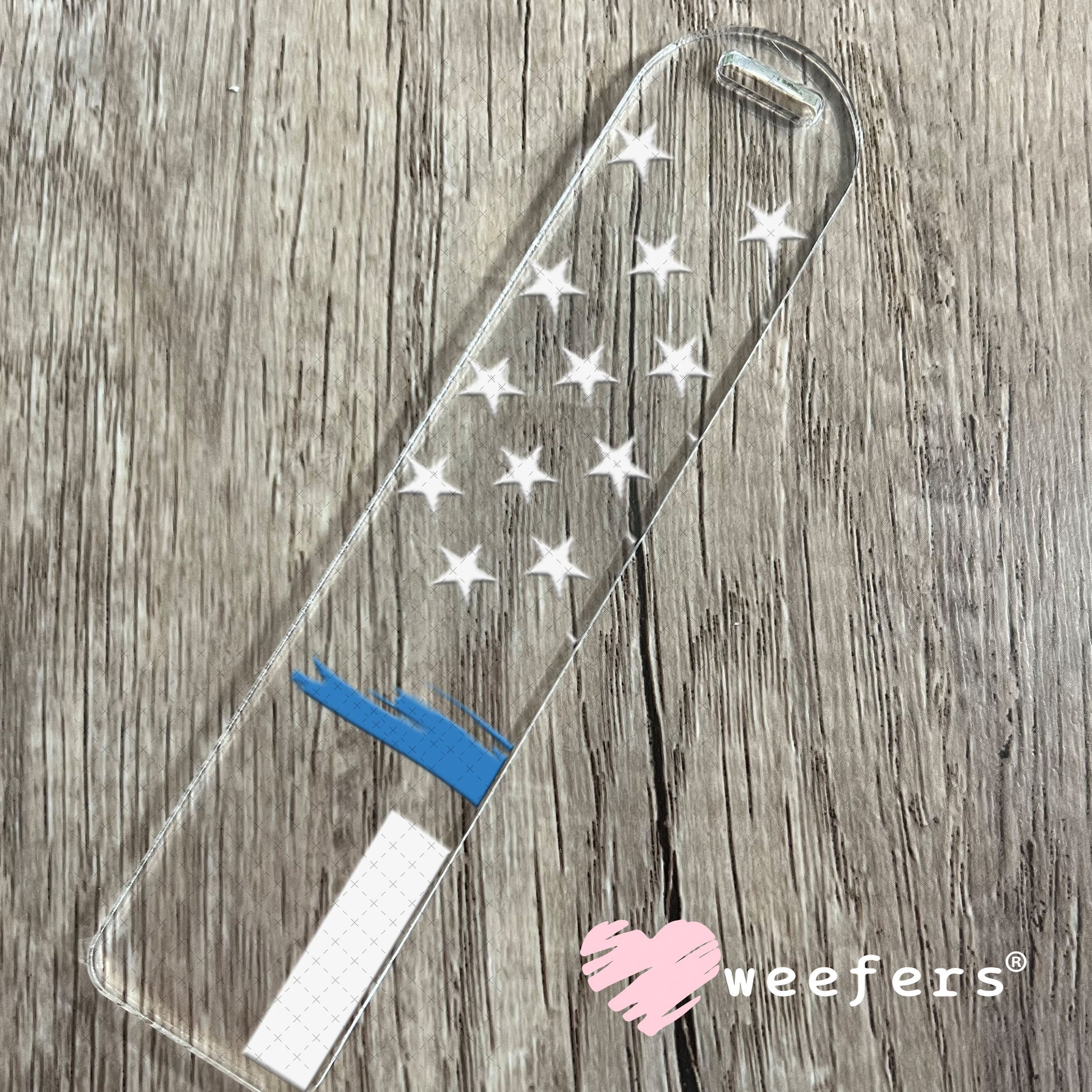 UV DTF Decal - Police Promoted to Daddy Bookmark Weefers