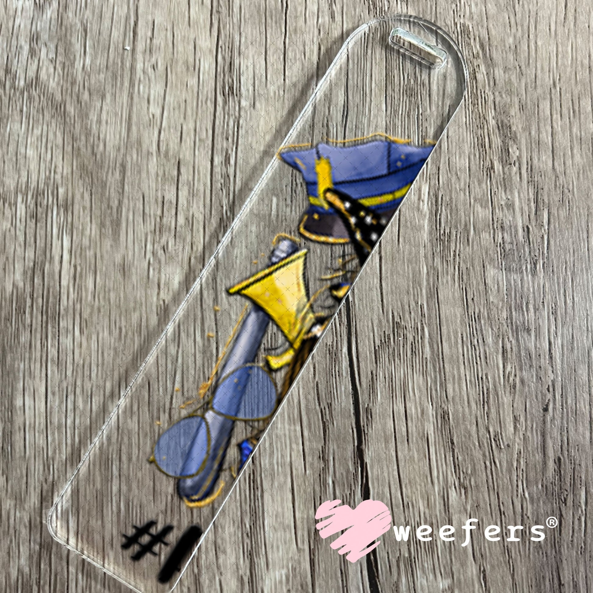 UV DTF Decal - Police Life Messy Bun Bookmark Weefers