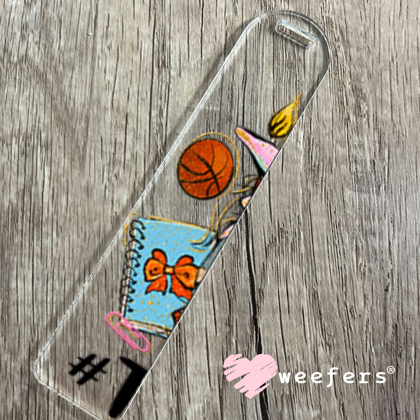 UV DTF Decal - Teacher Life Messy Bune Bookmark Weefers