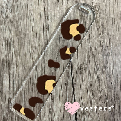 UV DTF Cup Wraps - Beige Cheetah Print Bookmark Weefers