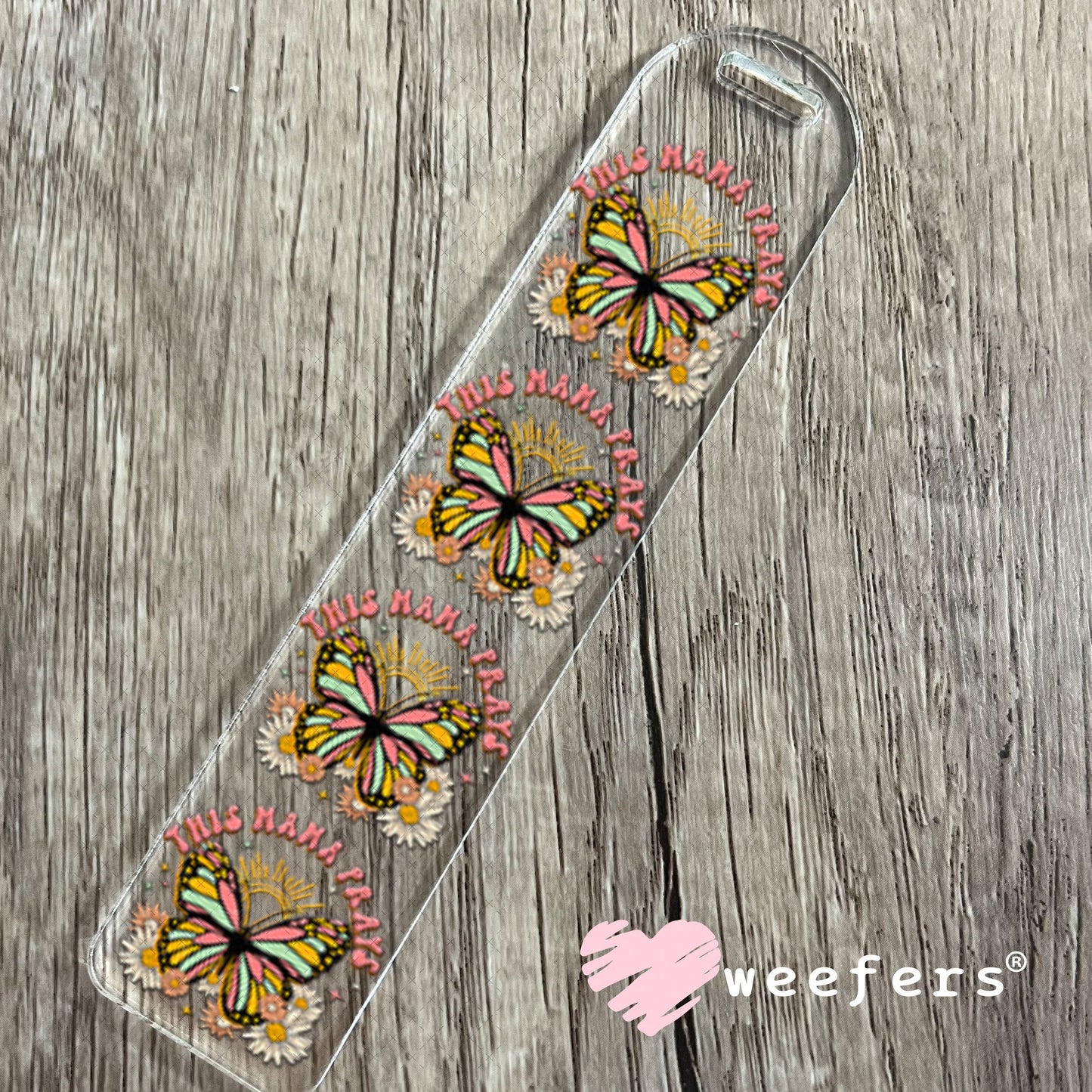 UV DTF Decal - This Mama Prays Bookmark Weefers