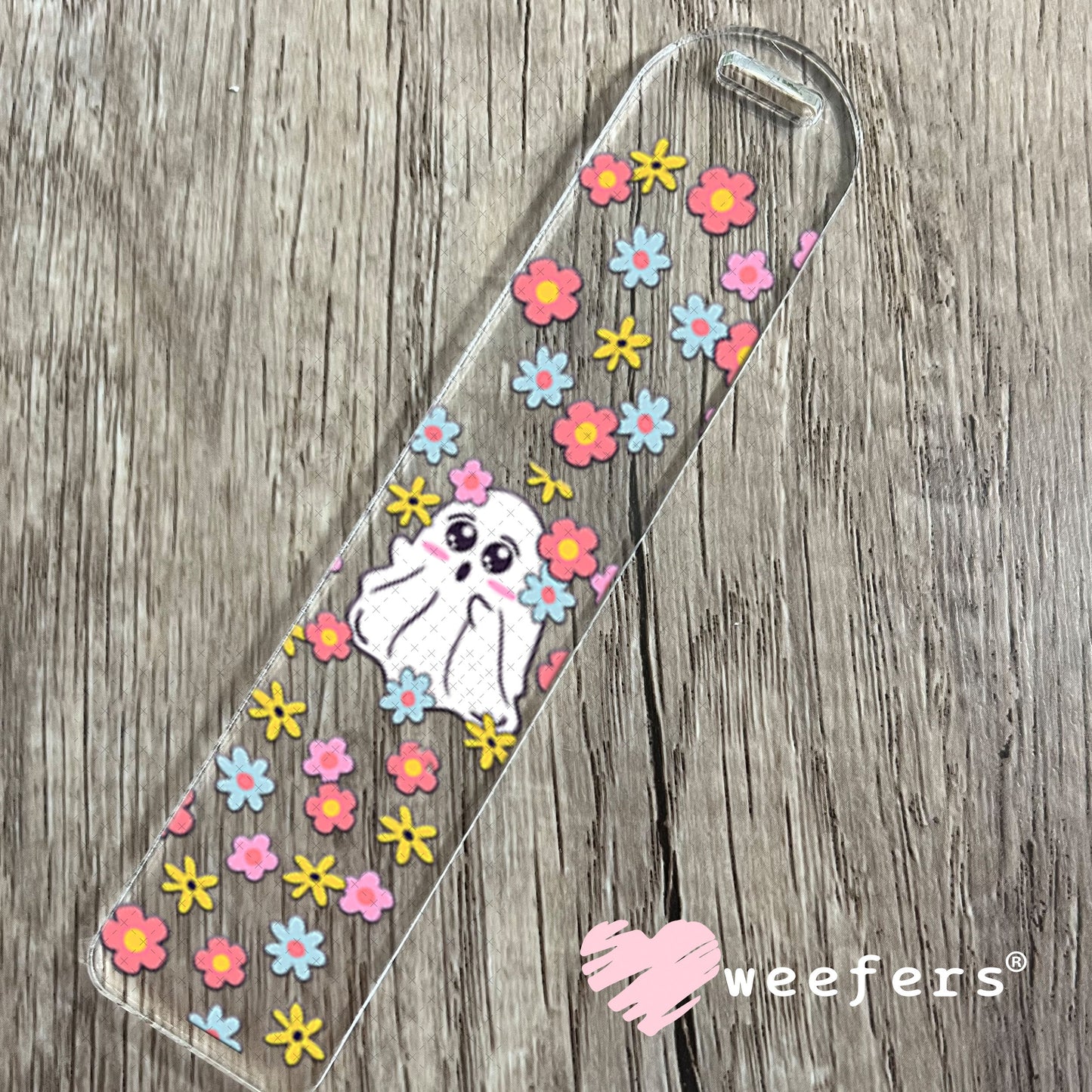 UV DTF Cup Wraps - Ghost Flowers Bookmark Weefers