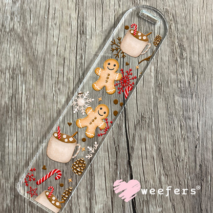 Gingerbread Hot Chocolate UV DTF Bookmark Decal