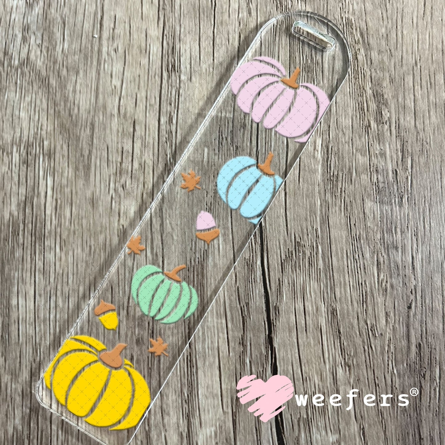UV DTF Cup Wraps - Colorful Pumpkins Bookmark Weefers