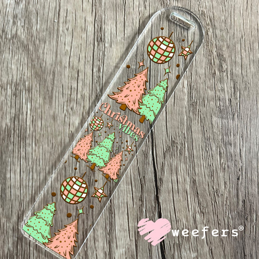 Christmas Vibes UV DTF Bookmark Decal