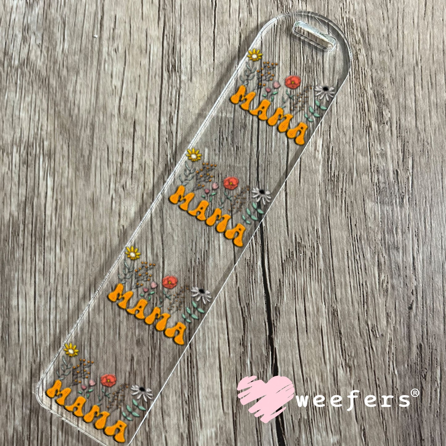 UV DTF Decal - Mama Wild Flowers Bookmark Weefers