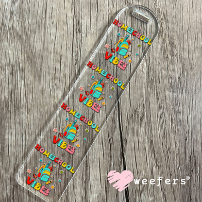 UV DTF Decal - Homeschool Vibes Bookmark Weefers